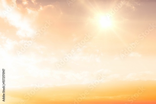 Scenic view of clouds and sun in sky