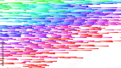 Colorful horizontal lines design: Abstract vibrant background of colorful horizontal lines, creating a dynamic and energetic design. Perfect for digital or print uses.