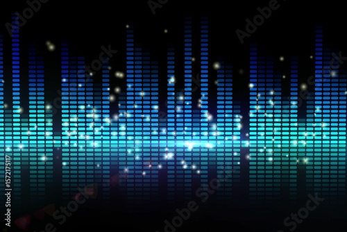 Digitally generated disco light design