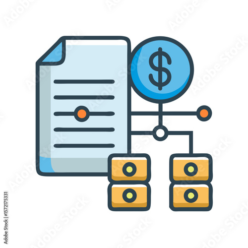 Finance sheet linked to digital assets and data streams