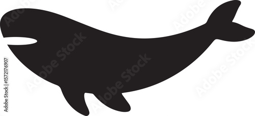  Whale Silhouettes Vector Design for Creative Use.
