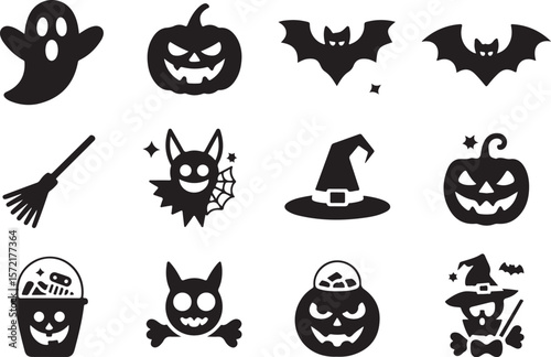 Halloween Pumpkins & Ghost Pack

