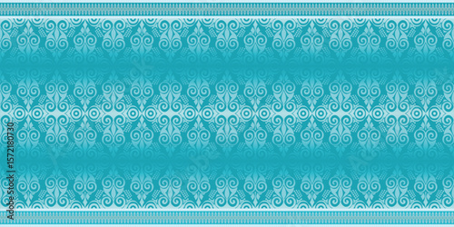 Thai Sacred Spiral, Lanna Ocean Silk