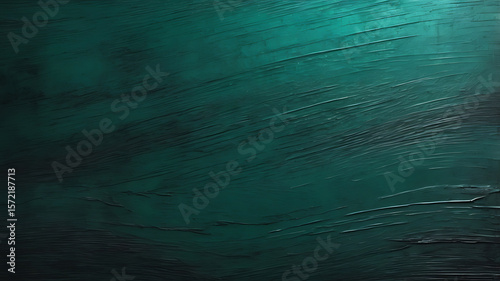 Dark Green Artistic Paint Texture, Abstract Canvas Background, ai