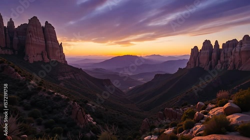 Cinematic Desert Sunset Time-Lapse - Epic Mountain Landscape at Golden Hour