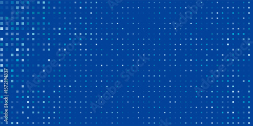 Simple Dotted Blue Tech Finance Fintech Background Abstract Pixel Pattern. Abstract Business Background Simple Art