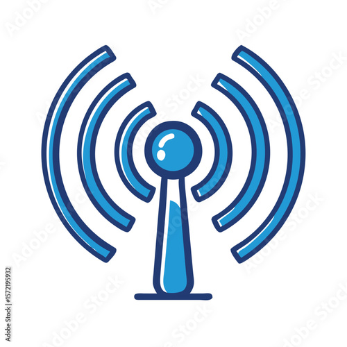 A blue wifi signal icon indicates wireless internet connection