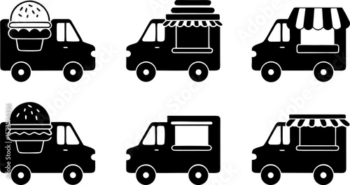 food truck icons set in black filled and stroke li (1).eps