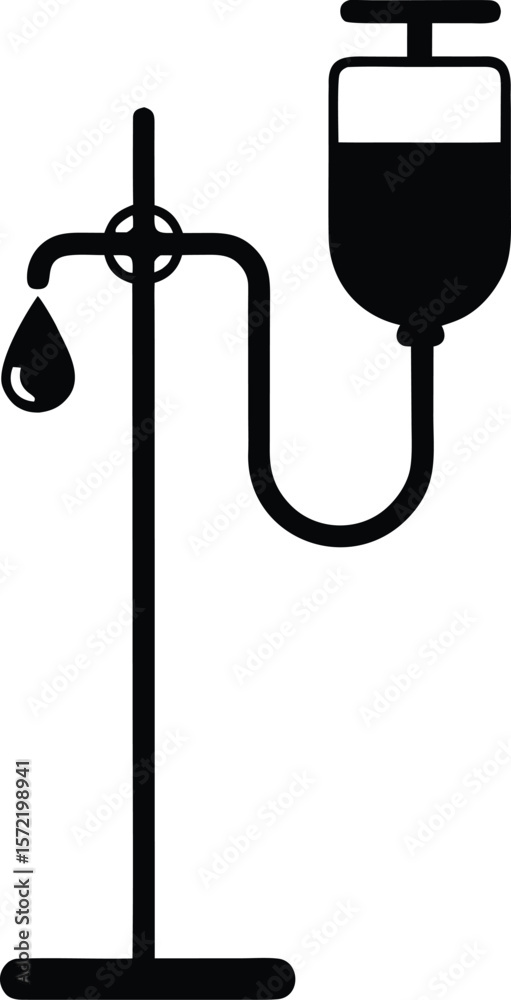 Fototapeta premium Drip Stand vector