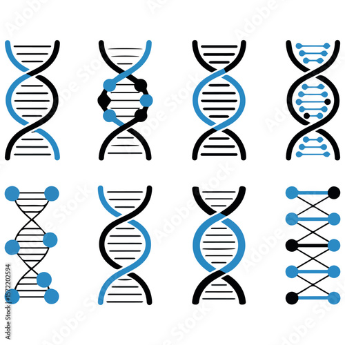 Dna structure helix genetic biology science medical research genome molecule deoxyribonucleic acid model diagram 3d 