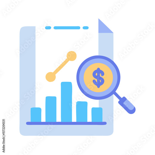 Financial analysis report with growth and revenue investigation