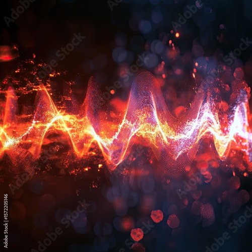 Radio sound wave,music wave