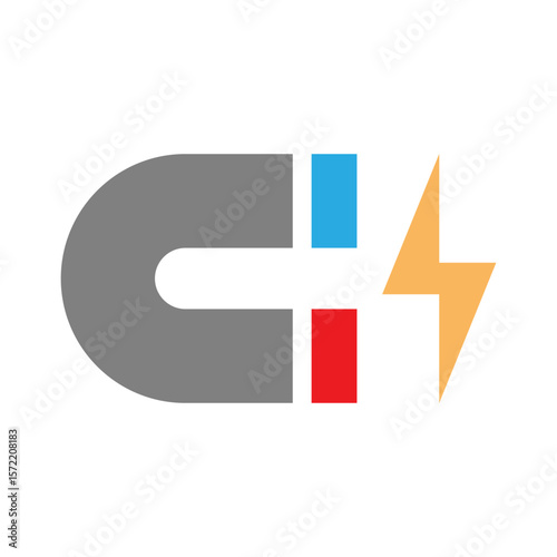 Magnet logo icon design