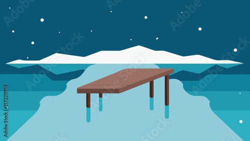 winter mountain landscape