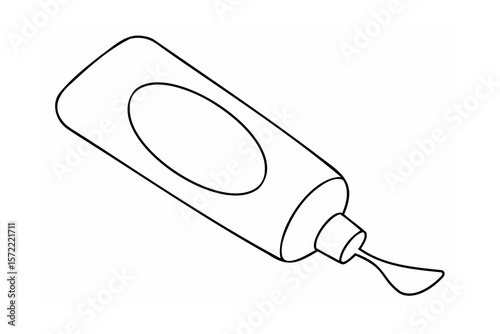 Cream tube dispensing product cosmetic medical