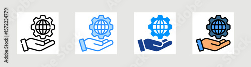 Internet Services Icon Collection Set Multiple Style