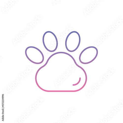 Wildlife Icon vector stock illustration
