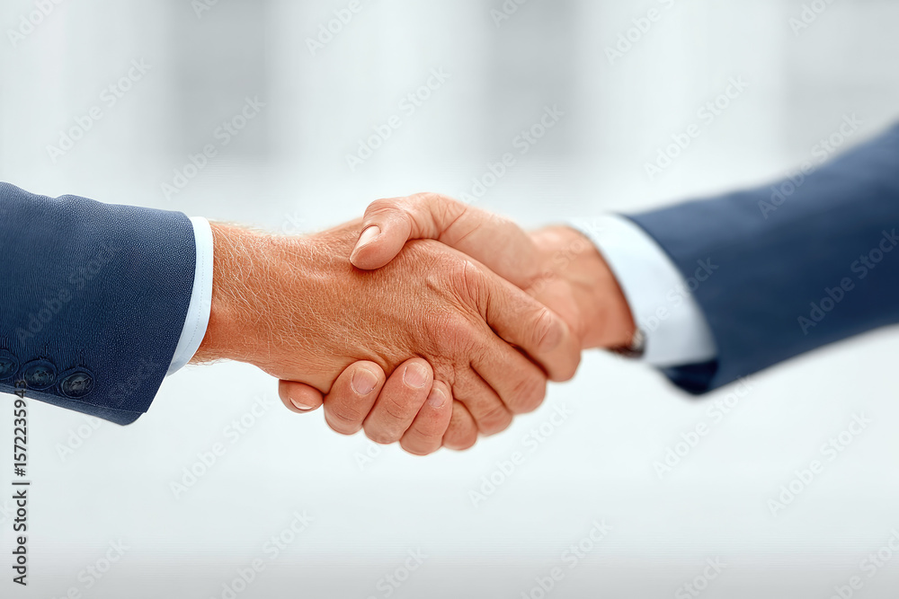 Business partnership negotiation handshake modern office setting professional agreement scene corporate environment close-up viewpoint trust and collaboration concept Business partnership negotiation handshake modern office setting professional agreement scene corporate environment close-up viewpoint trust and collaboration concept