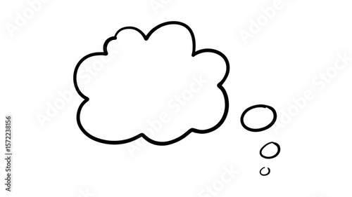 Hand Drawn Bubble Speech Doodle Animation