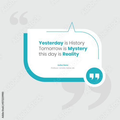 Bubble testimonial banner, quote, infographic. Social media post template designs for quotes. Empty speech bubbles, quote bubbles and text box