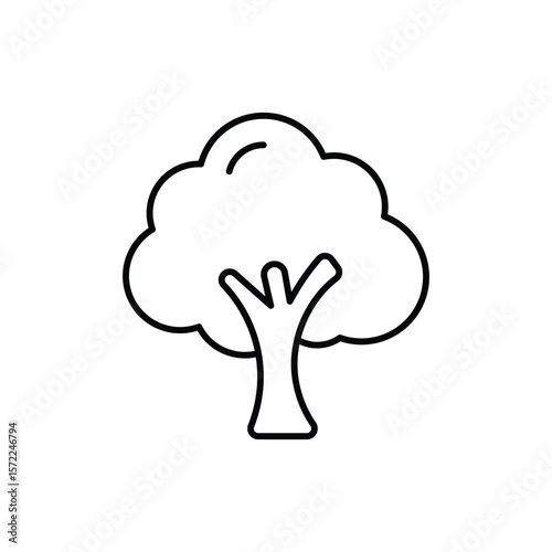 Tree Icon vector stock illustration