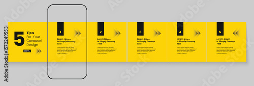 Social media banner frame or social media carousel template or media carousel post design. Editable post frame design.	