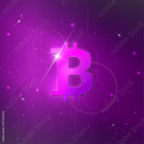 Premium Crypto Currency Background design