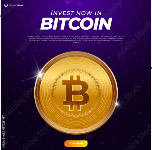 Premium Crypto Investing Social Media Post design