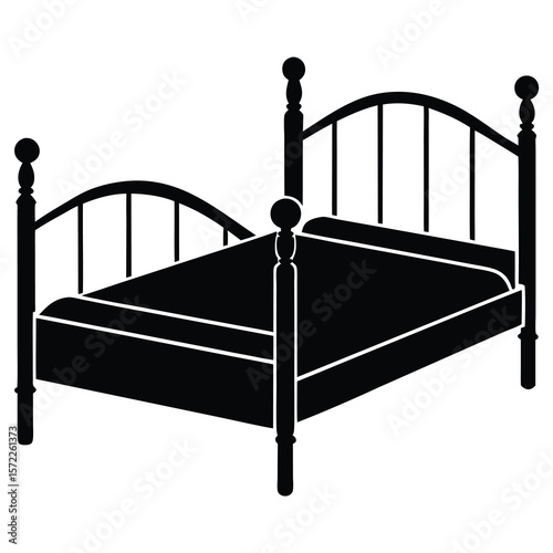 Elegant Metal Bed Frame Classic Design for Restful Sleep