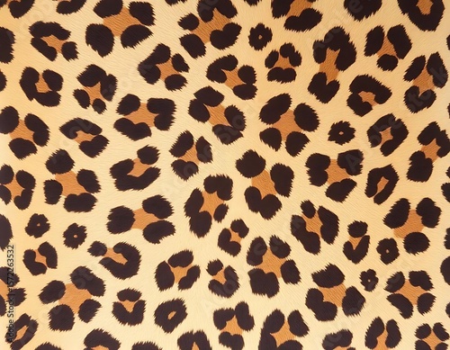 Cheetah print pattern with natural brown and beige tones