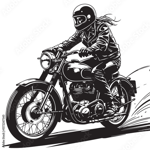 man on motorcycle