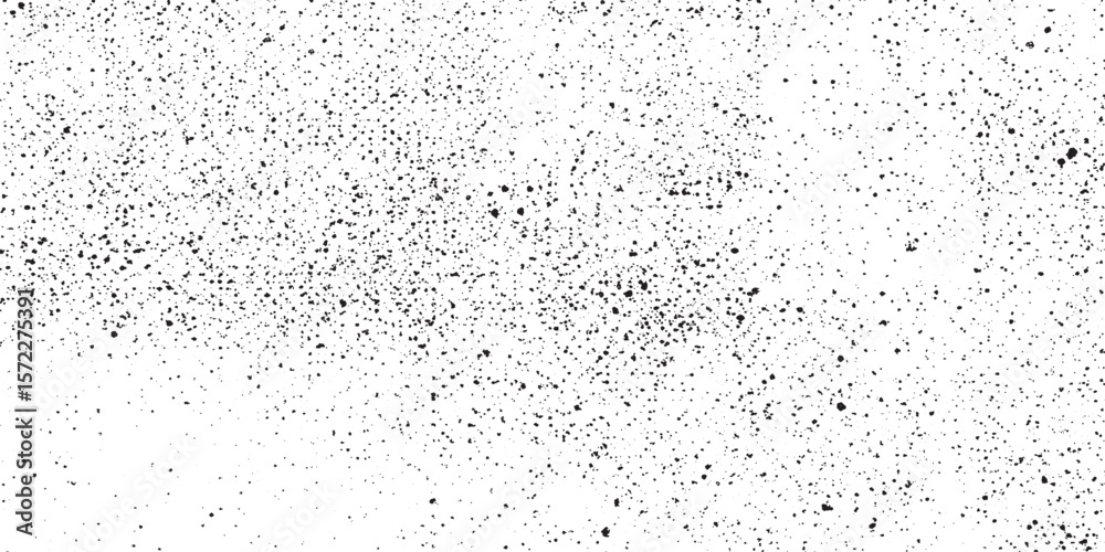 Obraz premium Distress overlay vector textures. Spray grainy overlay texture background. Grunge dust rough messy cover template. 