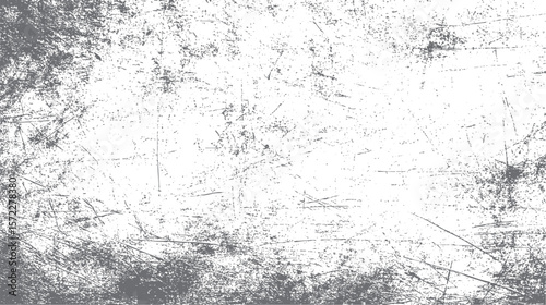Distressed scratched texture background. Grunge edge frame with dust and scratch pattern. Vintage dirty design for overlays and print effects.