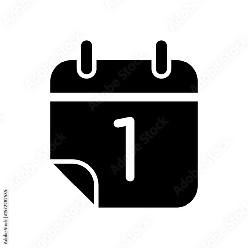 Calendar icon design template SVG