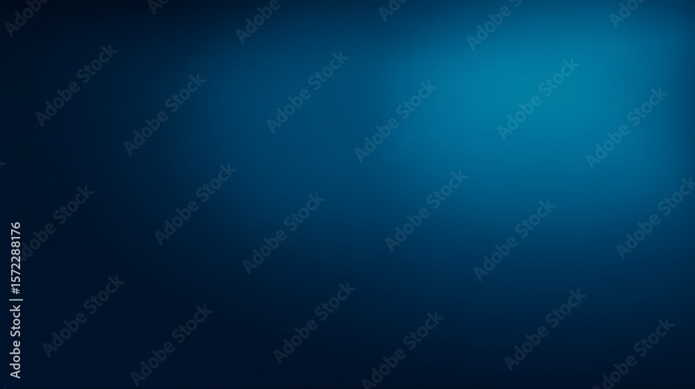 Obraz premium Minimal dark blue gradient background with empty center for text