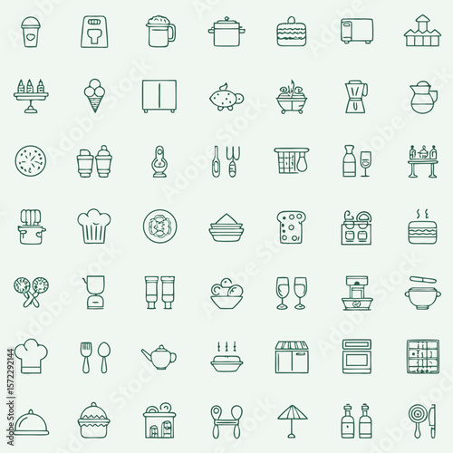 business and finance icons set