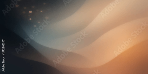 Purple and teal abstract smooth wave background with dreamy soft gradient and flow design