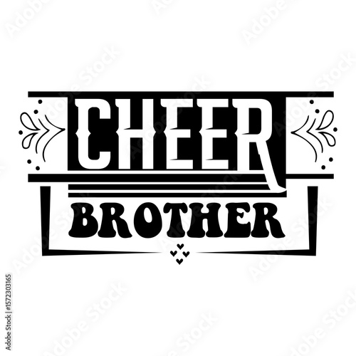 Cheer brother SVG Design
