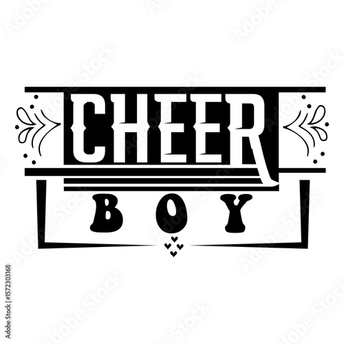Cheer boy SVG Design
