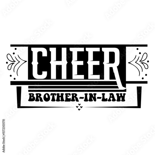 Cheer brother-in-law SVG Design
