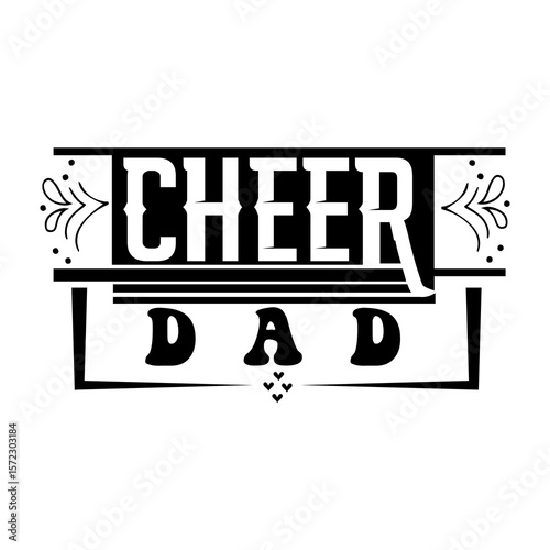 Cheer dad SVG Design
