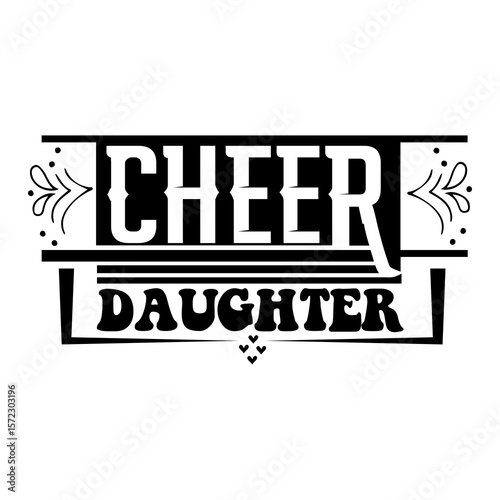 Cheer daughter SVG Design
