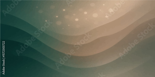 Dark abstract background with soft light sparkles and layered wave textures in warm tones