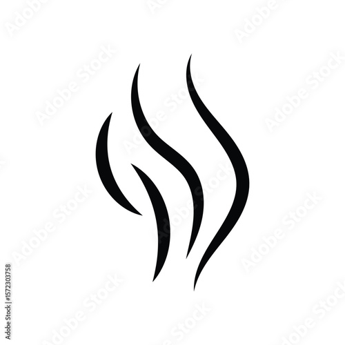 smoke, steam, smell, Hot vapor icon. Coffee Tea Soup Smoke Fume icon collections. Cooking steam icon. Hot vapor fire doodle line.