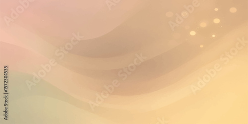 Warm beige and tan abstract waves with smooth soft layers and pastel background tone