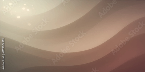 Minimal cream and beige abstract wave background with soft layers and gentle flowing design