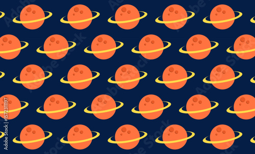 planet seamless pattern