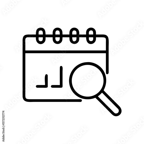Calendar Date & Schedule Icon: Time, Planning & Event Management