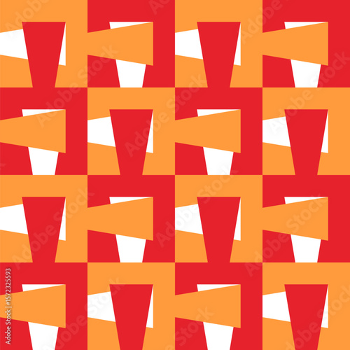 Abstract geometric seamless...