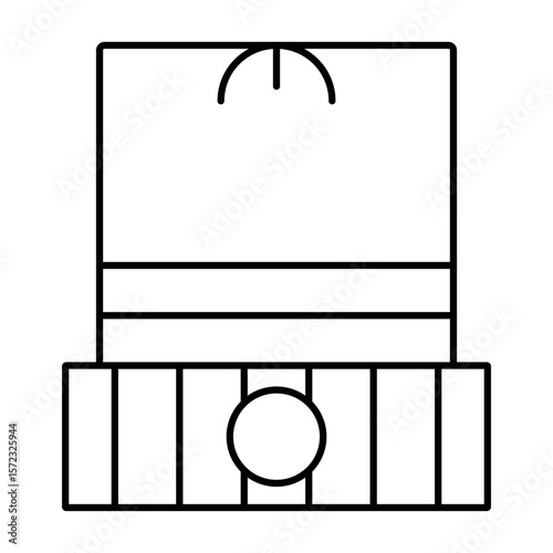 Skate Beanie Icon Vector. Beanie Logo